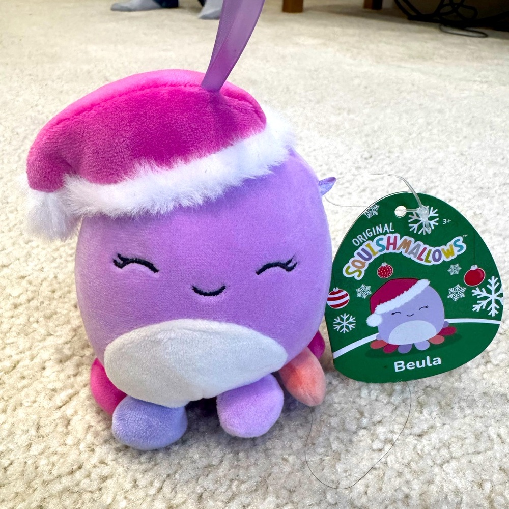 Squishmallows 4” Beula The Purple Octopus